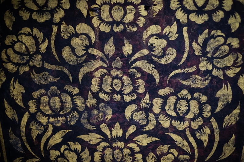 Extremely Rare 19C Wood Burmese Buddhist Chest #AO.012