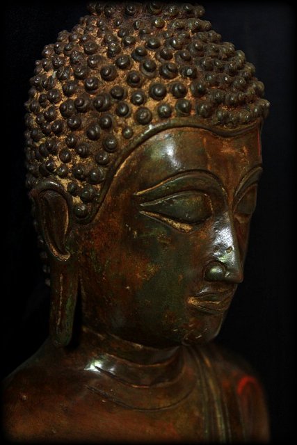 Extremely Rare 19C Bronze Chiangsang Buddha # B02-2A