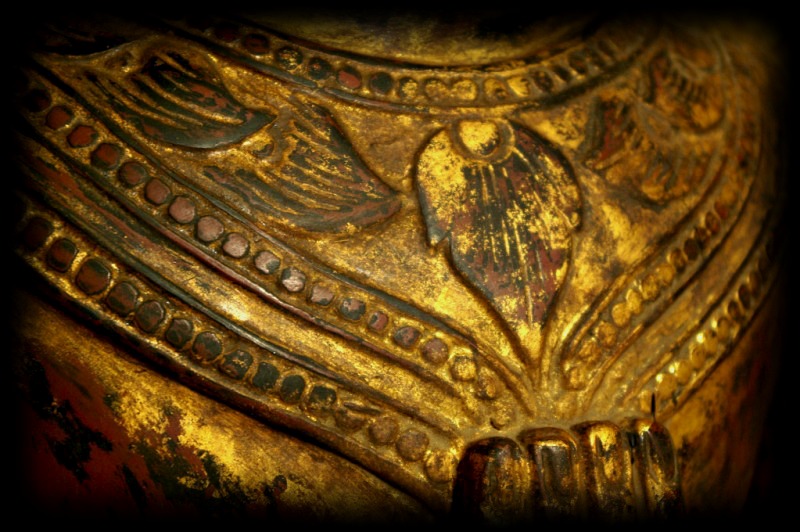 Extremely Rare 18C Wood Burmese Shan Pagan Buddha #B043