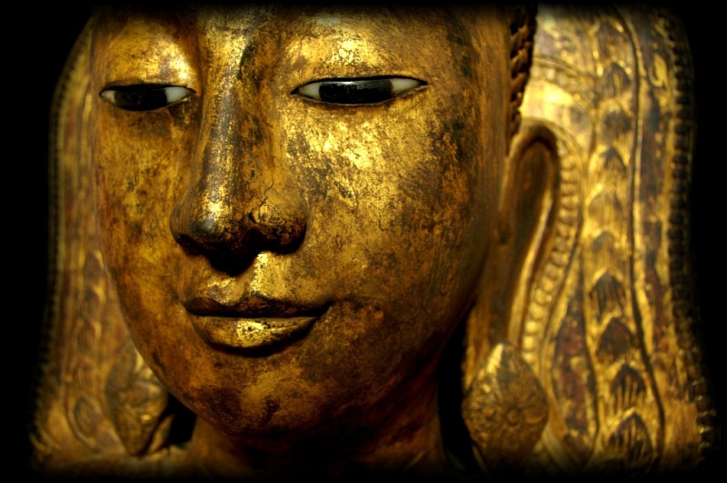 Extremely Rare 18C Wood Burmese Shan Pagan Buddha #B043