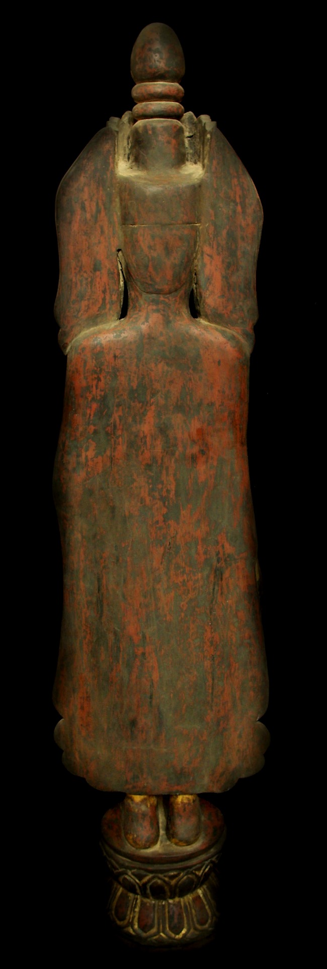 Extremely Rare 18C Wood Burmese Shan Pagan Buddha #B043