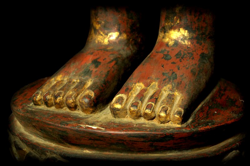 Extremely Rare 18C Wood Burmese Shan Pagan Buddha #B043