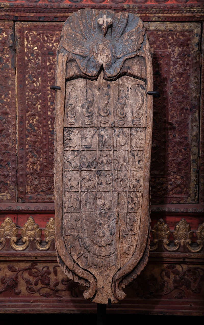 Extremely Rare 18C Wood Burmese Shan Buddha #BB223