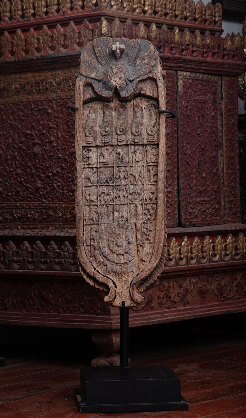 Extremely Rare 18C Wood Burmese Shan Buddha #BB223