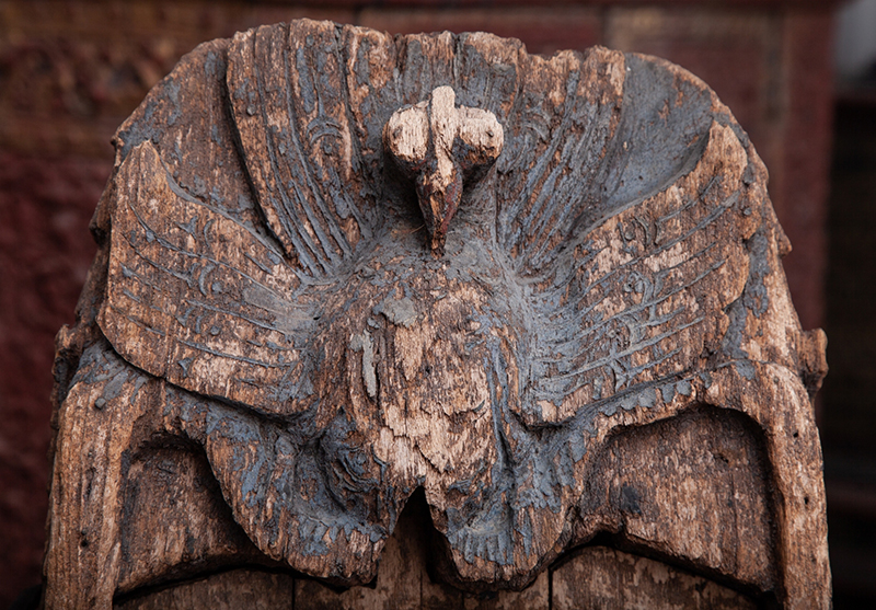 Extremely Rare 18C Wood Burmese Shan Buddha #BB223