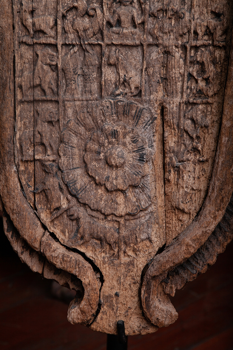 Extremely Rare 18C Wood Burmese Shan Buddha #BB223