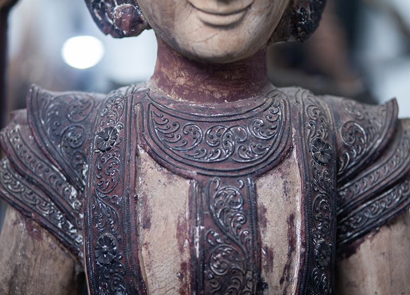 19C The Sculpture of Burmese Angel #BB244