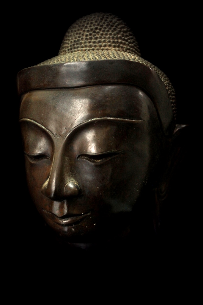 Extremely Rare 19C Bronze Mandalay Burmese Buddha # BB211