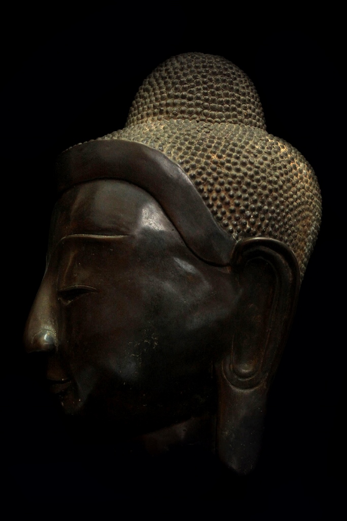 Extremely Rare 19C Bronze Mandalay Burmese Buddha # BB211
