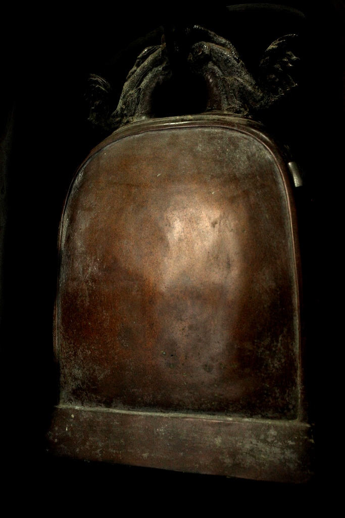 Extremely Rare 19C Bronze Thai Lanna Elephant Bell. #BB313