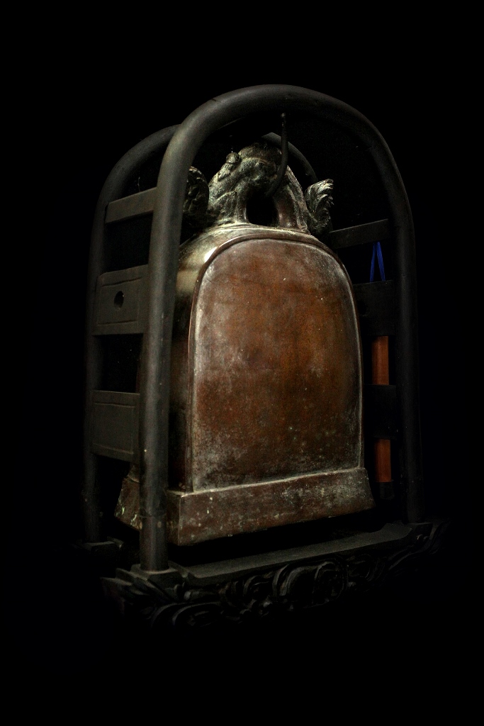 Extremely Rare 19C Bronze Thai Lanna Elephant Bell. #BB313