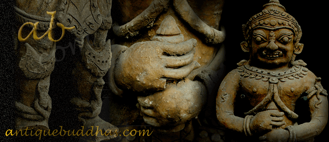 Extremely Rare 19C Thai Stucco Sculpture #CA.049