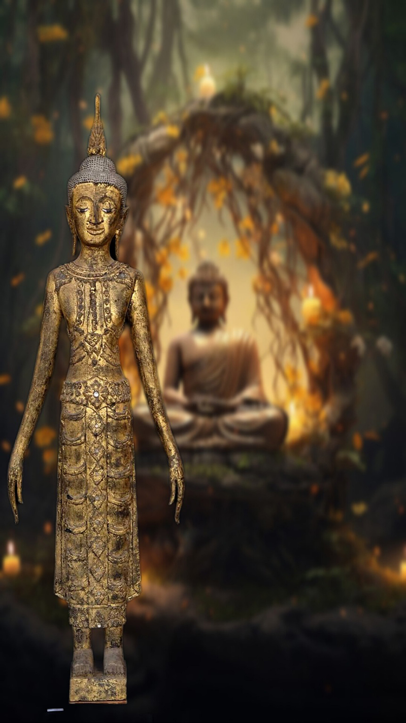 #laosbuddha #buddha #buddhastatue #antiquebuddhas 3antiquebuddha