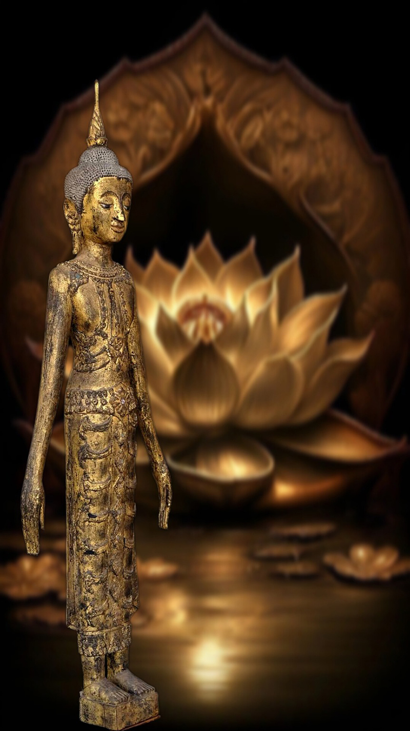 #laosbuddha #buddha #buddhastatue #antiquebuddhas 3antiquebuddha