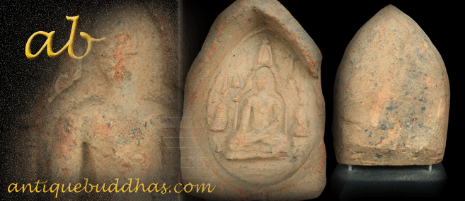 Burmese Buddha votive tablet 