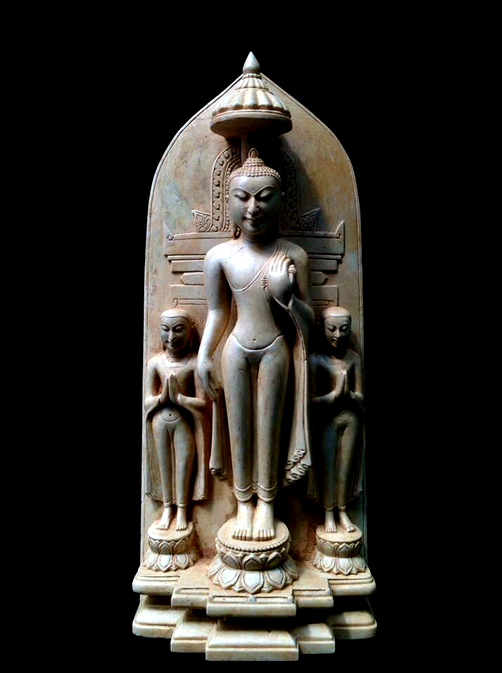 Extremely Rare 12C Terracotta Pyu Buddha Votive #CA029