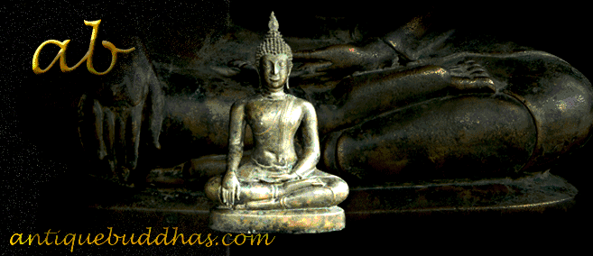 Extremely Rare 19C Bronze Thai Chiangsang Buddha # CA065