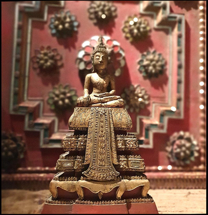 Extremely Rare Early 18C Bronze Burmese Shan Buddha # DW004