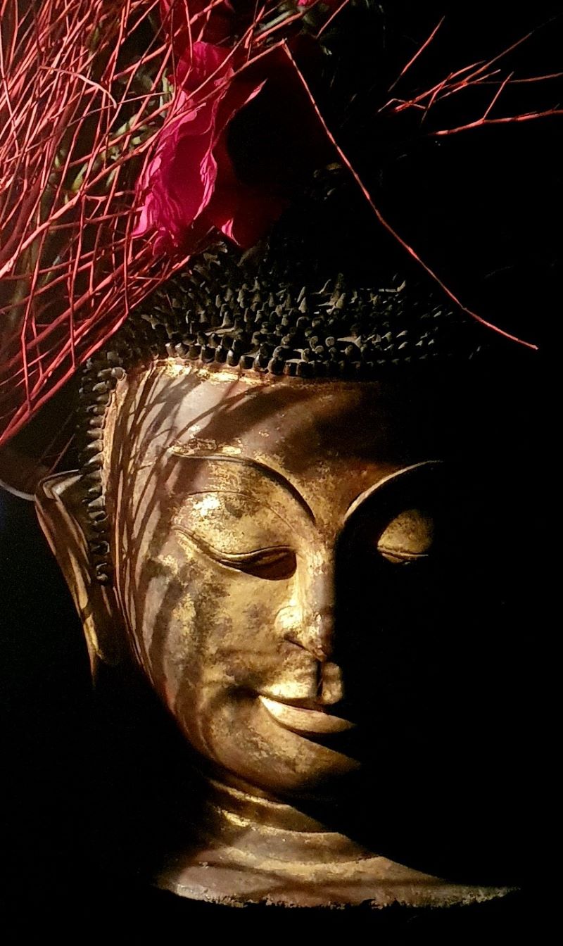 #buddhahead #lacquerbuddhahead #burmabuddha #buddhahead