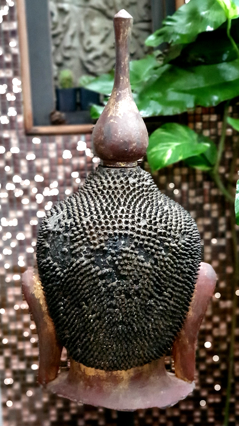 #buddhahead #lacquerbuddhahead #burmabuddha #buddhahead