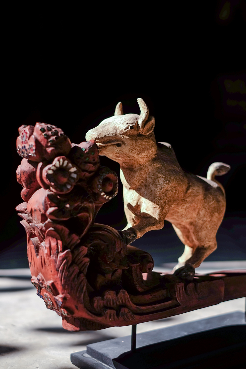 Extremly Rare 19C Thai Hanuman Temple Decolation #OF90002