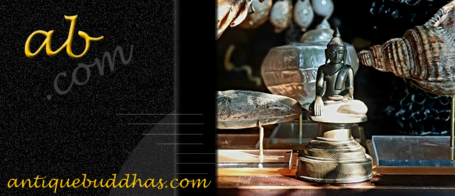 Early 19C Bronze Sitting Mandalay Buddha #DW201