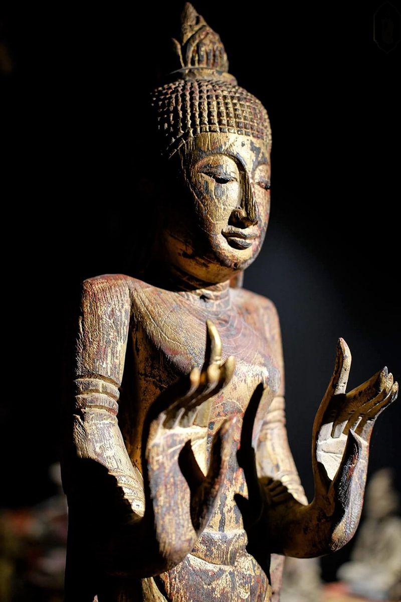 #lannabuddha #thaibuddha #woodbuddha #buddha #buddhas #antiquebuddhas #antiquebuddha
