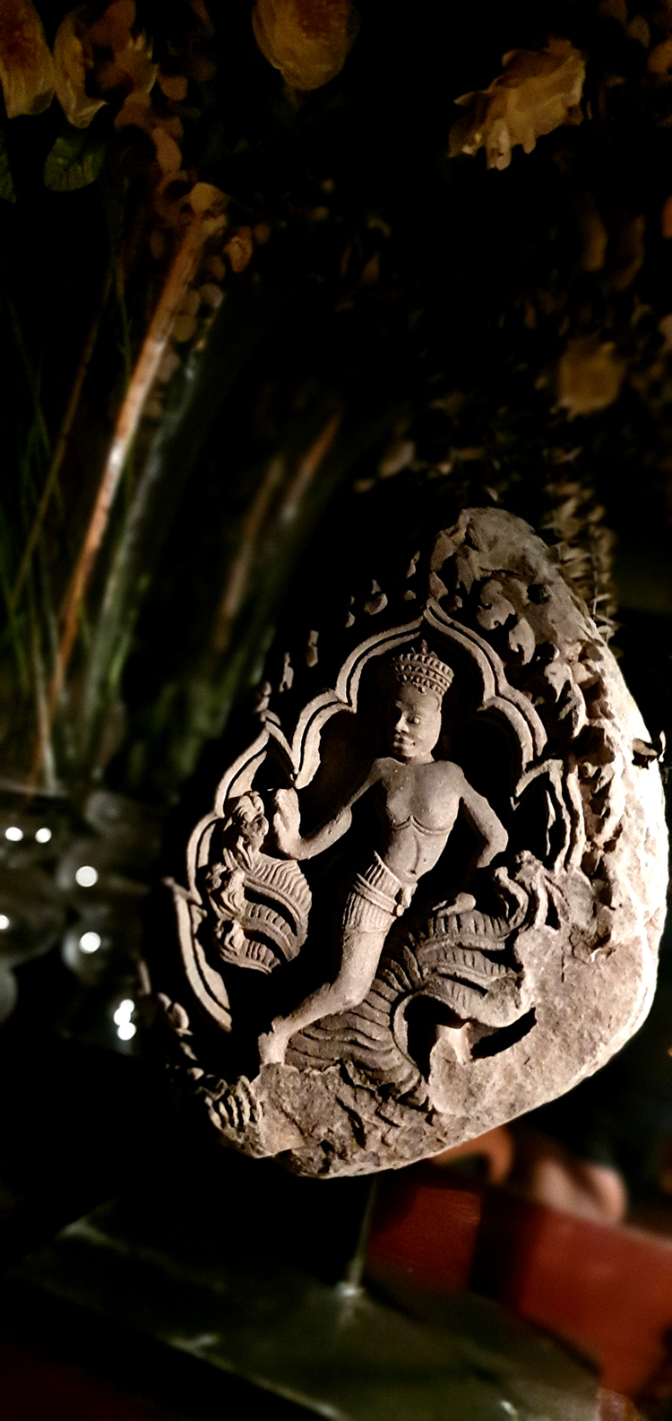 Extremely Rare 19C-20C A Pair of Wood Lanna Temple Buddhist Door