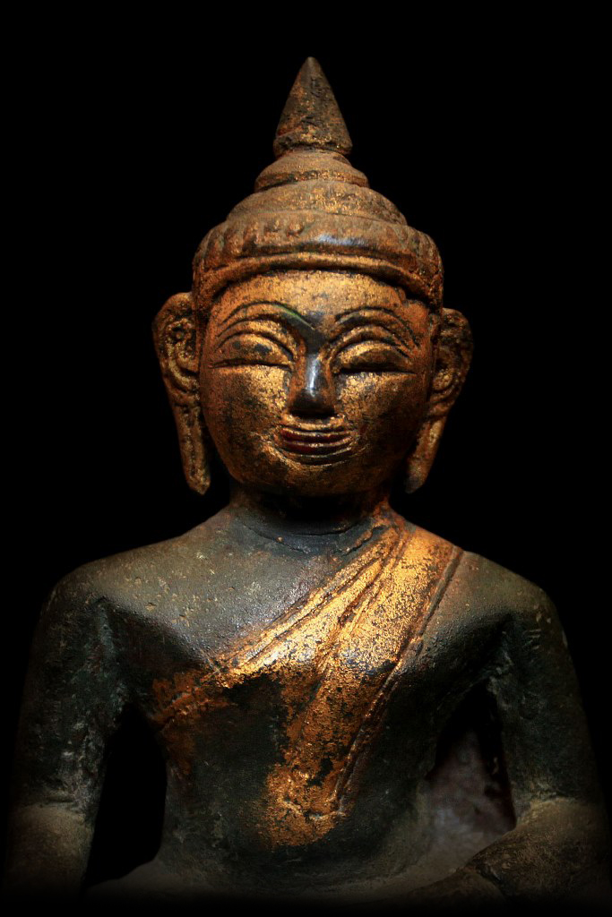 Extremely Rare Early 18C Bronze Laos Buddha #CA.07.24.C
