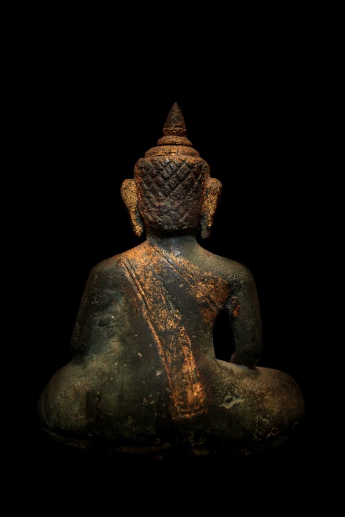 Extremely Rare Early 18C Bronze Laos Buddha #CA.07.24.C
