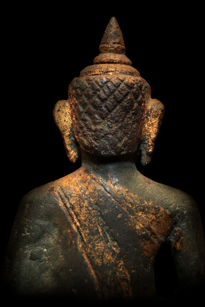 Extremely Rare Early 18C Bronze Laos Buddha #CA.07.24.C
