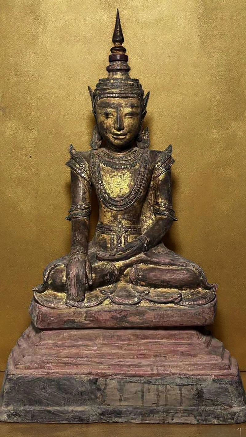 #lacquerbuddha #burmesebuddha #buddha