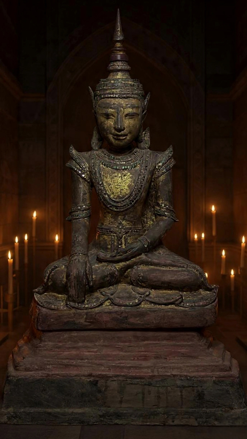 #lacquerbuddha #burmesebuddha