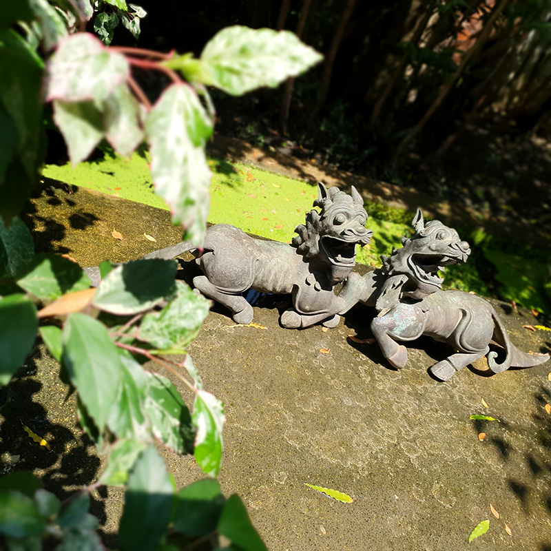 A Pair of 19C Wood Burmese Sculpture #BB078