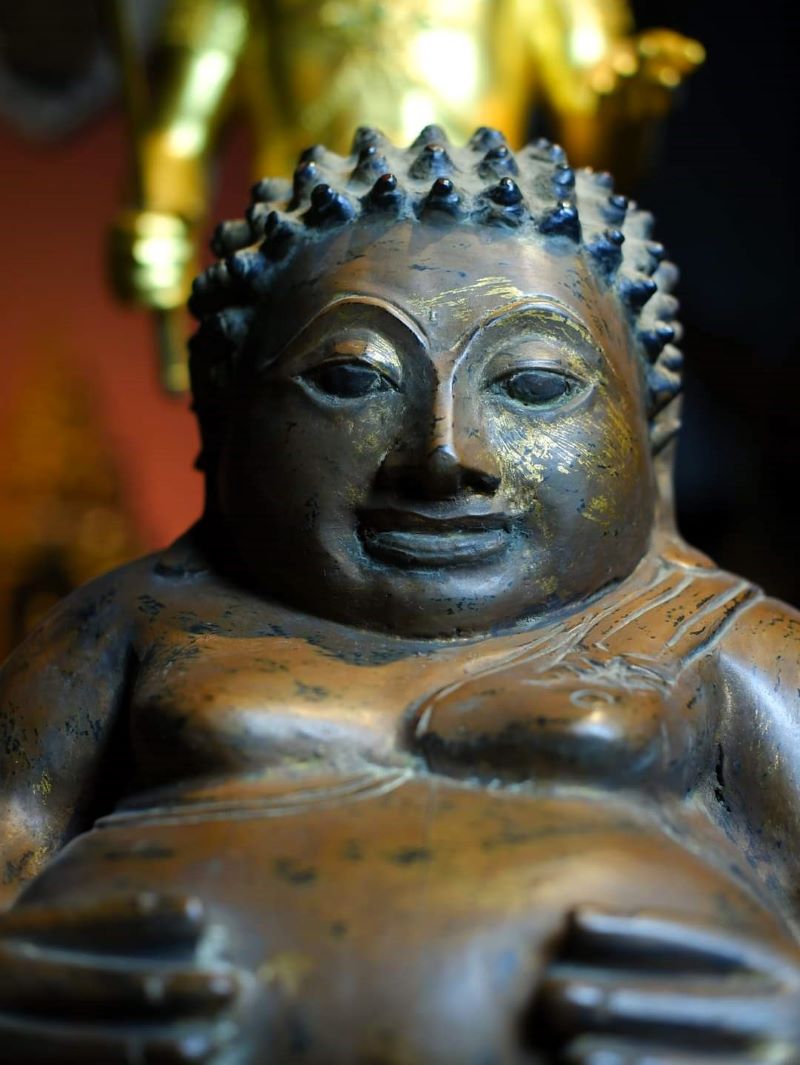#happybuddha #buddha #antiquebuddha 3antiquebuddhas