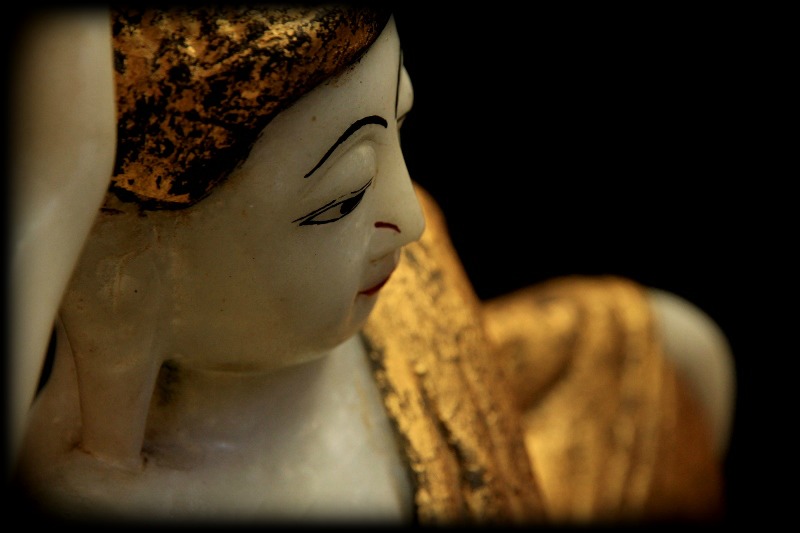 Extremely Rare 19C Reclining Mandalay Buddha #BB185