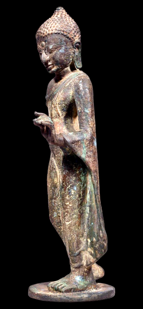 Extremely Rare 19C Bronze Burmese Mandalay Buddhist Chedi # CA12.A