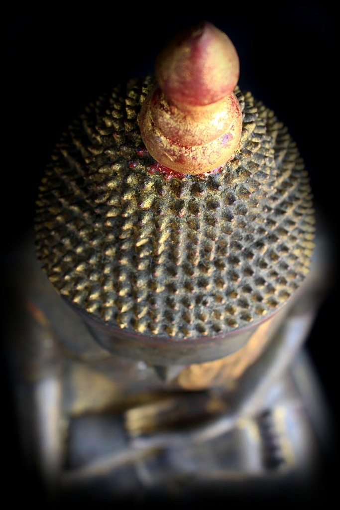 Extremely Rare 18C Bronze Burmese Shan Buddha # CA1015