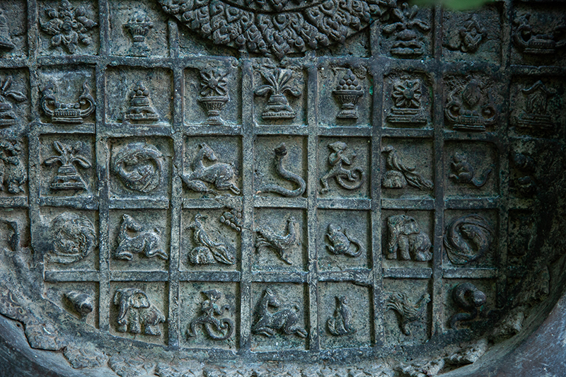 Extremely Rare Early 19C Thai Buddhist Footprint # DW204