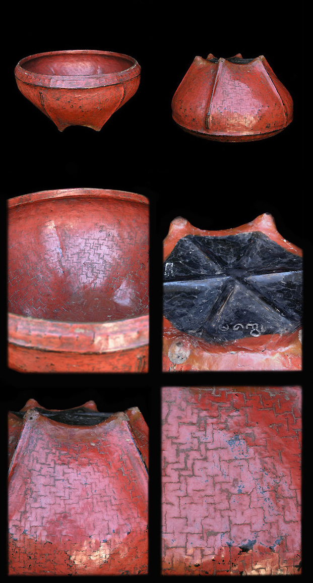 Extremely Rare Early 20C Shan Lacquer Ware. #LW.816