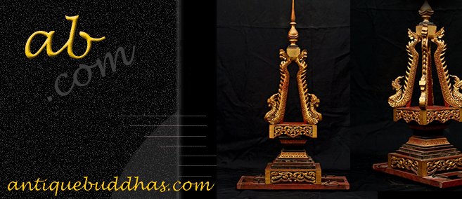 Please click to view photo and detail Extremely Rare 19C Wood Thai Lanna Buddhist Chest #OF003