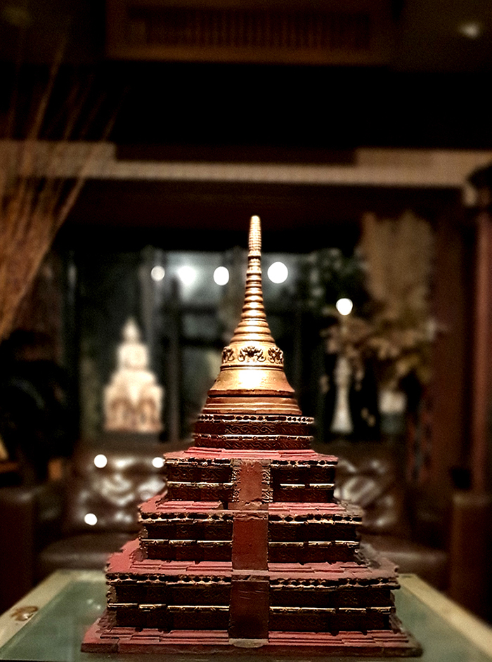 Fantastic 19C Wood Burmese Sculpture #OF009