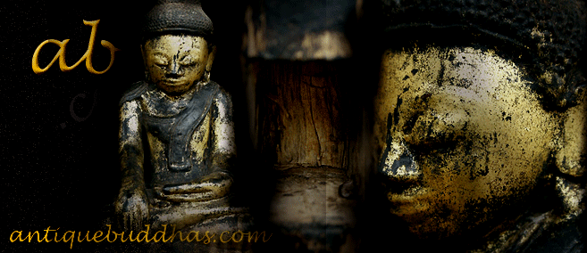 Extremely Rare 18C Wood Burma Shan Tai Yai Buddha #OF072