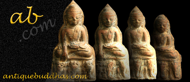 Extremely Rare 18C Terracotta Ava Buddha #OF080