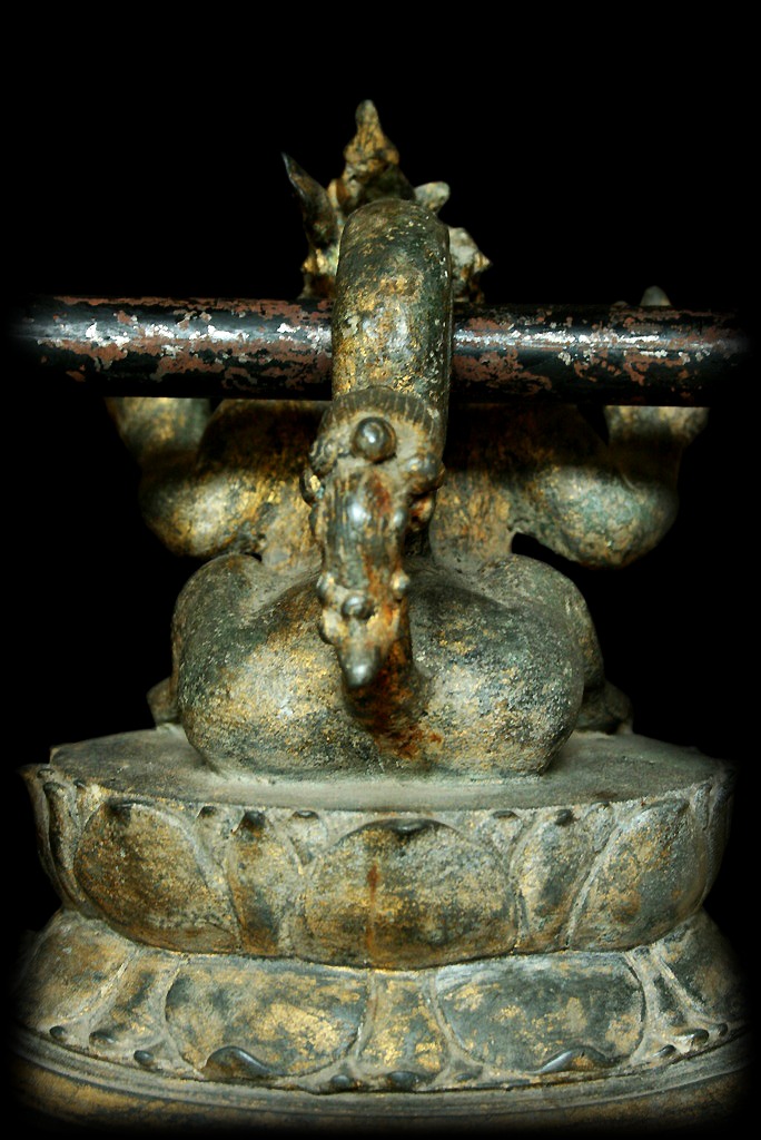 Extremely Rare Early 16C Bronze Pagun Temple Bell. #OF153