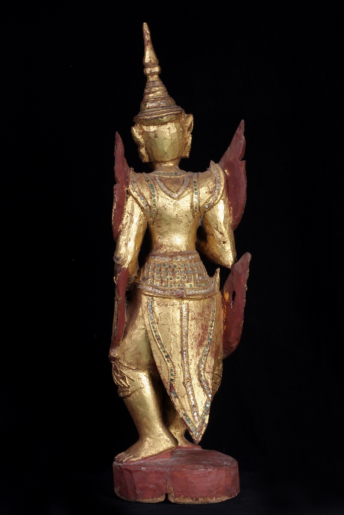 Early 19C Pair of Thai Temple Buddhist Scriptures #CA1014