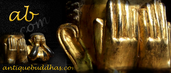 SOLD WITH THANKS Extremely Rare Early 19C Standing Wood Thai Lanna Buddha #WT072-2