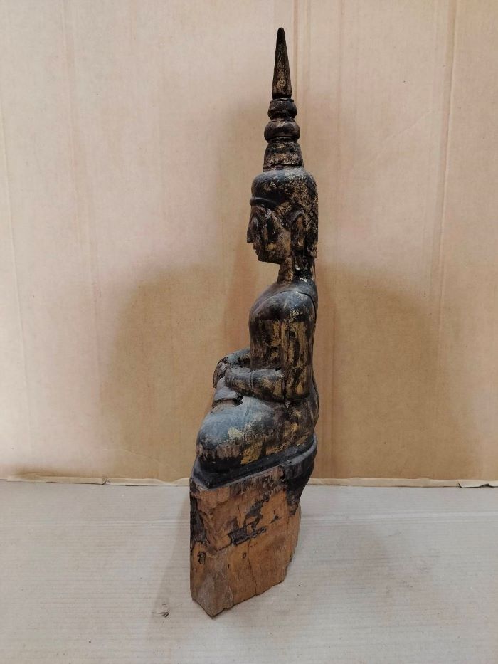 #laosbuddha #laobuddha #standingbuddha #woodbuddha #buddha #buddhas #antiquebuddhas #antiquebuddha