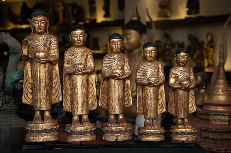 Buddhist Monk , Burmese Monk , Thai Monk , Wood monks