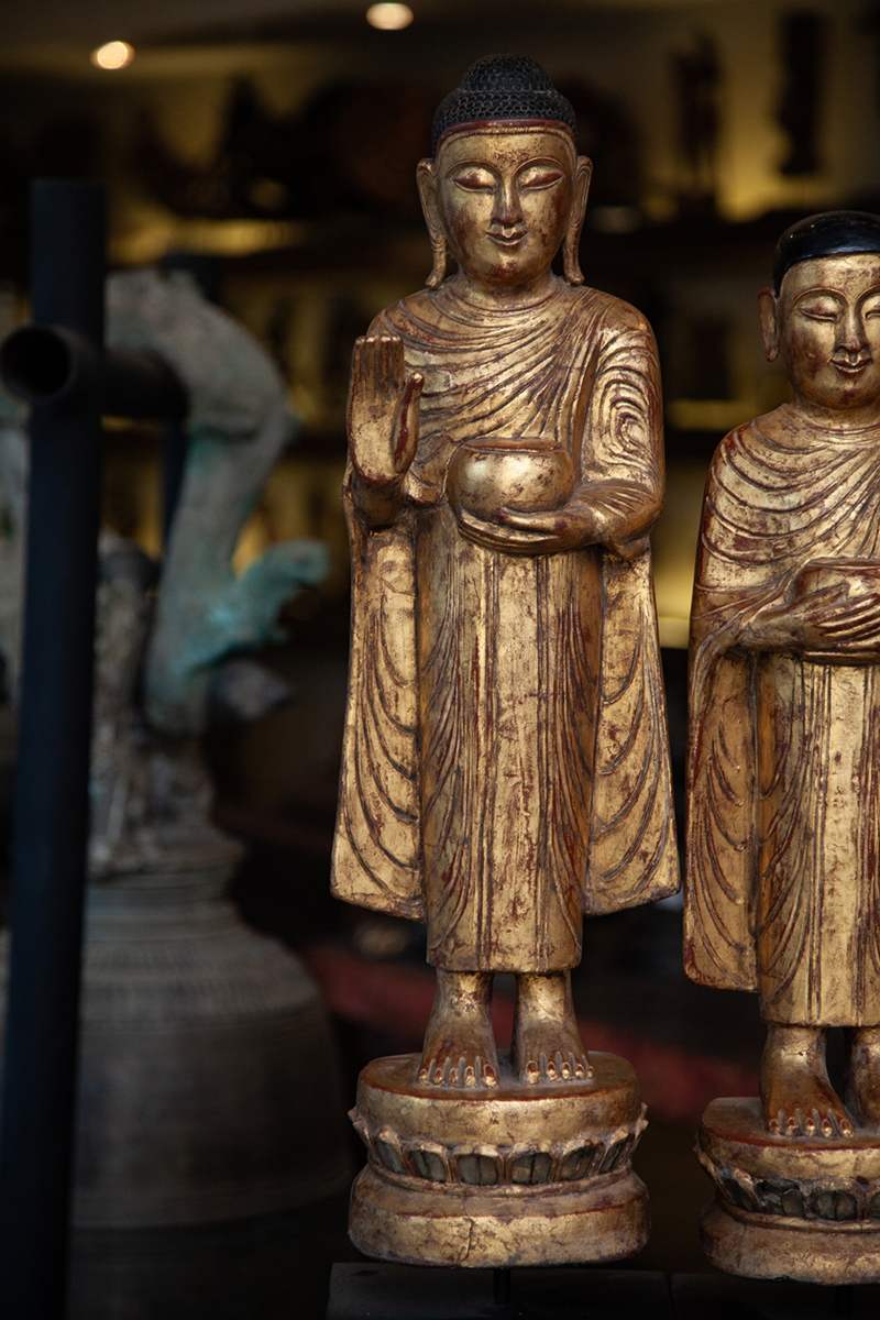 Buddhist Monk , Burmese Monk , Thai Monk , Wood monks